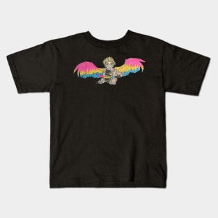 Pansexual pride Hawks Kids T-Shirt